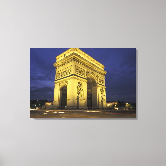 Lienzo Europa, Francia, París. Arco de Triunfo (Anverso)