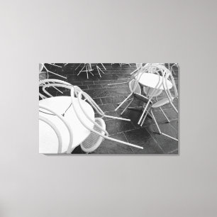 Lienzo Europa, Francia, París. Sillas, Jardin du 4