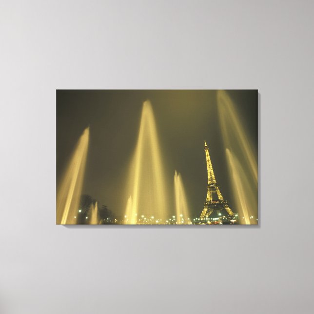 Lienzo Europa, Francia, París, Torre Eiffel, tarde (Anverso)