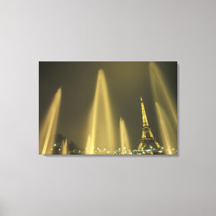 Lienzo Europa, Francia, París, Torre Eiffel, tarde