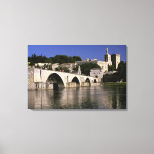 Lienzo Europa, Francia, Provenza, Aviñón. Palacio de los