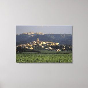 Lienzo Europa, Francia, Provenza, Vaucluse, Sablet,