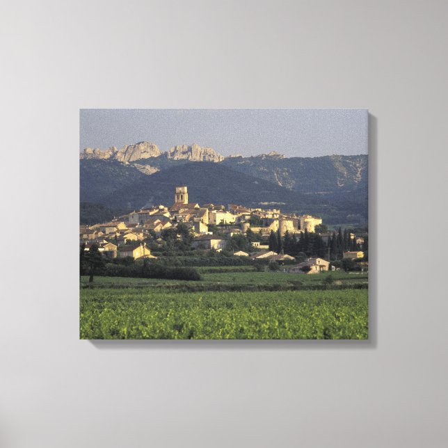 Lienzo Europa, Francia, Provenza, Vaucluse, SSablet, (Anverso)