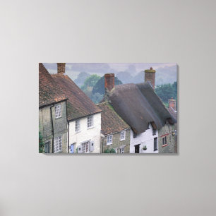 Lienzo Europa, Inglaterra, Dorset, Gold Hill, Shaftesbury