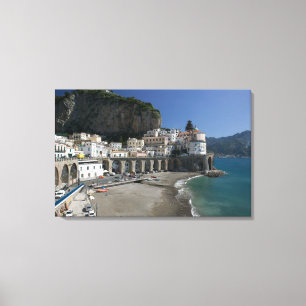 Lienzo Europa, Italia, Campania, (Costa de Amalfi), Amalf