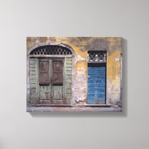 Lienzo Europa, Italia, Lucca. Estas viejas puertas añaden