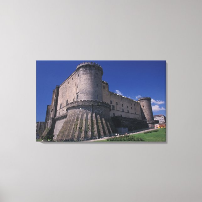Lienzo Europa, Italia, Nápoles, Castillo Nuovo (Anverso)