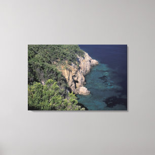 Lienzo Europa, Italia, Toscana. Costa rocosa; Cala