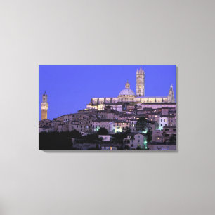 Lienzo Europa, Italia, Toscana, Siena. 13.º Duomo y