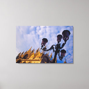 Lienzo Europa, Italia, Venecia. Basílica bizantina y