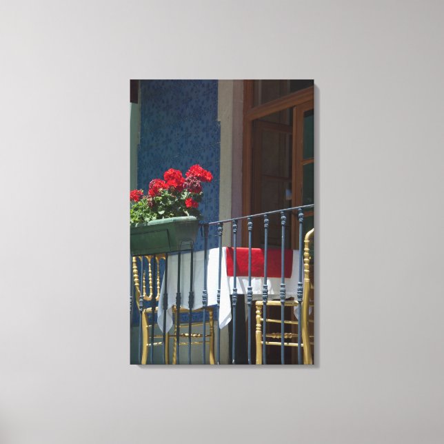 Lienzo Europa, Portugal. Histórico pueblo de Sintra. (Anverso)