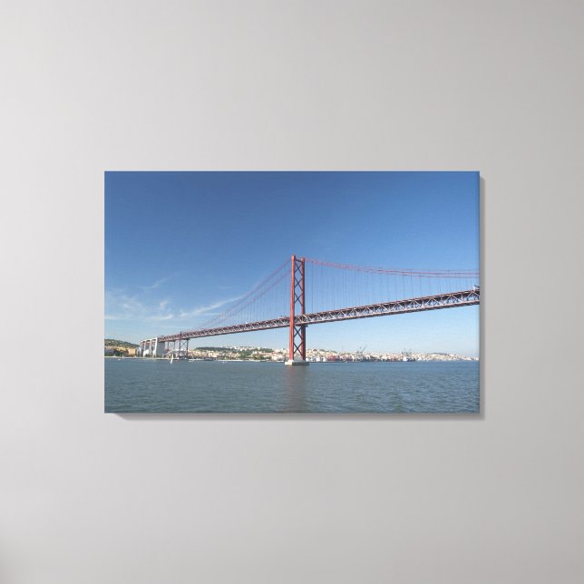 Lienzo Europa, Portugal, Lisboa). Ponte (Anverso)