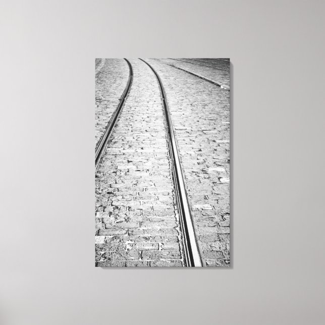 Lienzo Europa, Suiza, Berna. Rutas de tranvía, (Anverso)