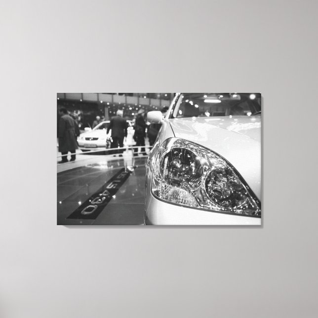 Lienzo Europa, Suiza, Ginebra. Show de motor de Ginebra;  (Anverso)