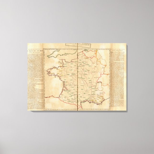 Lienzo Eveque, Francia (Anverso)