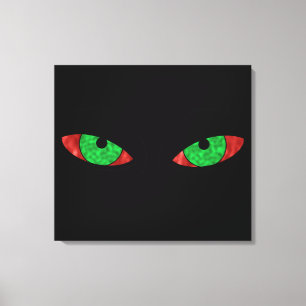 Lienzo Evil Green Eyes