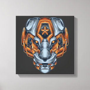 Lienzo Evolución Cyborg
