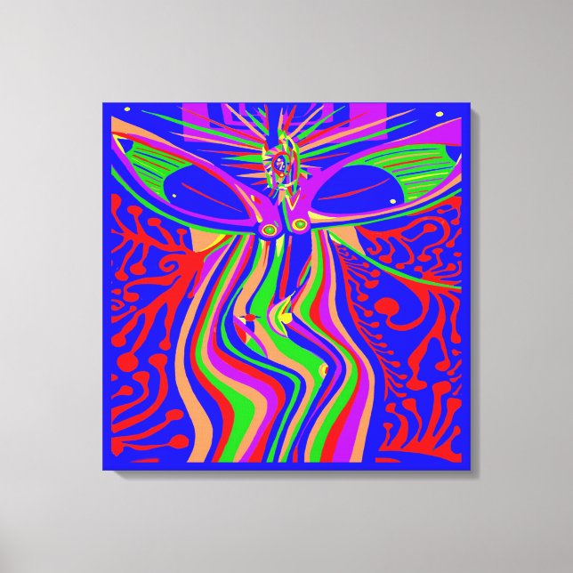 Lienzo Evolución de trascendencia (Anverso)