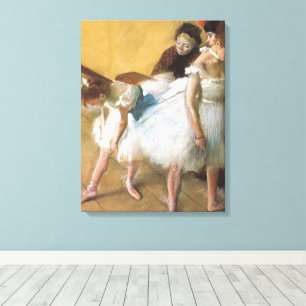 Lienzo Examen de baile de Edgar Degas, Ballet Vintage