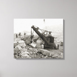 Lienzo Excavadora a Vapor, 1910