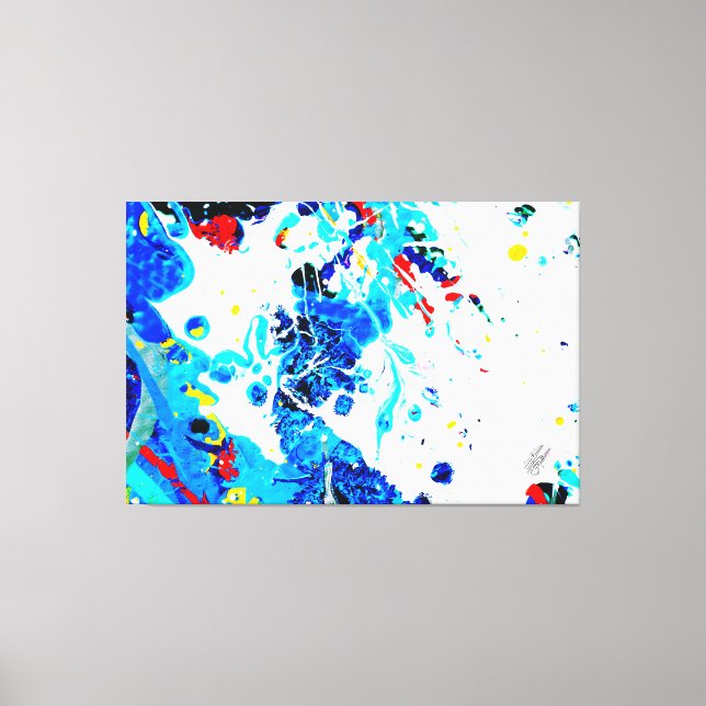 Lienzo Excitación visceral (Anverso)