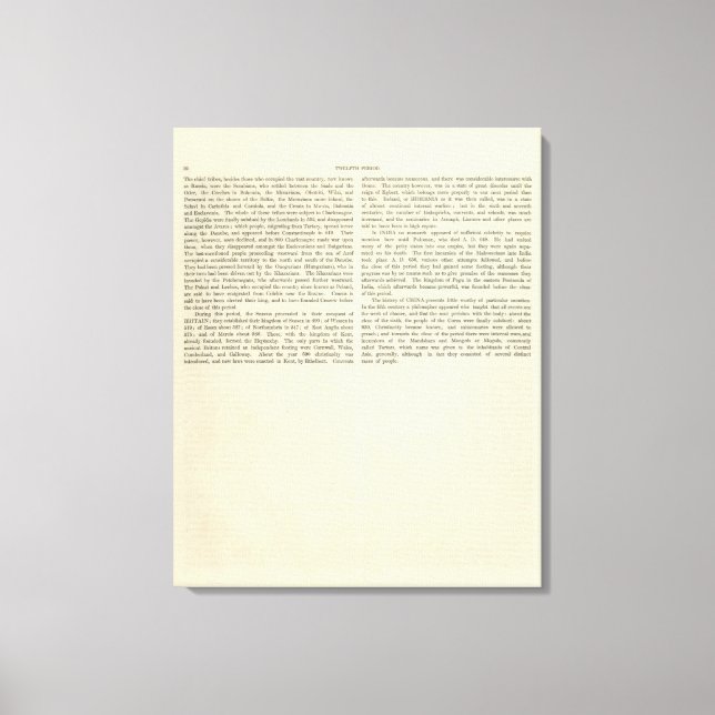 Lienzo Exhibición del Imperio de Carlomagno 814 AD 2 (Anverso)