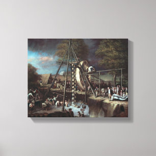 Lienzo Exhumación del mastodonte, 1806