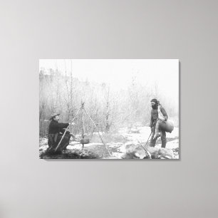 Lienzo Exitosa y querida Caza cerca de la fotografía de 