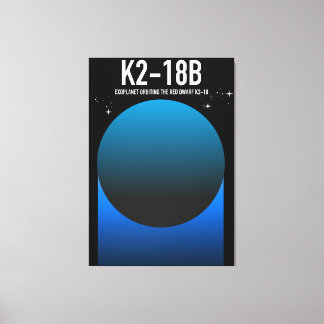 Lienzo exoplaneta K2-18b
