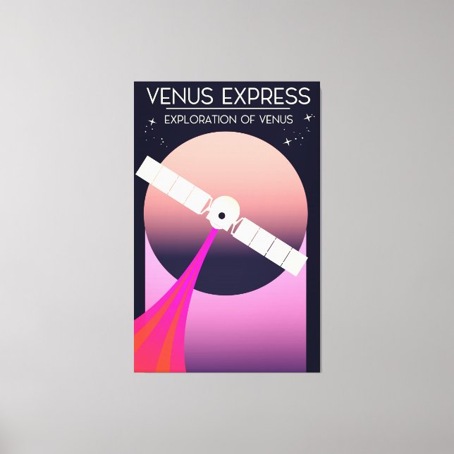 Lienzo Exploración de Venus Express (Anverso)