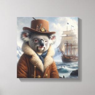 Lienzo Explorador Ártico Koala