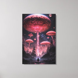 Lienzo "Explorador celeste: Viaje más allá de lo desconoc