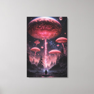 Lienzo "Explorador celeste: Viaje más allá de lo desconoc