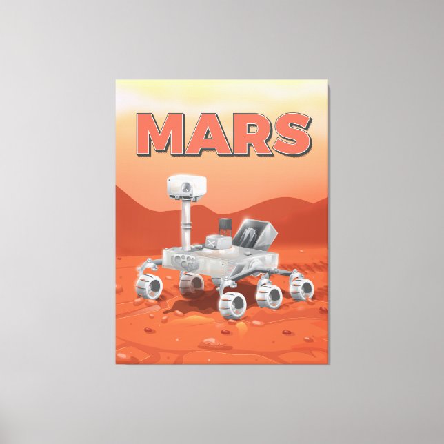 Lienzo Explorador de Marte (Anverso)