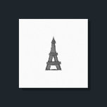 Lienzo Explorador parisino de la Torre Eiffel<br><div class="desc">Representación juvenil de la infame Torre Eiffel.</div>