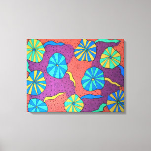 Lienzo Explorando las profundas y coloridas imágenes de 