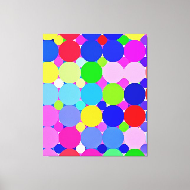 Lienzo Explorando Nuestros Estilos Coloridos (Anverso)