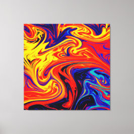 Lienzo Explorar El Colorido Patrón Resumen