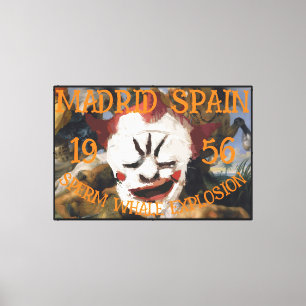 Lienzo Explosión de ballena esperma MADRID ESPAÑA1956