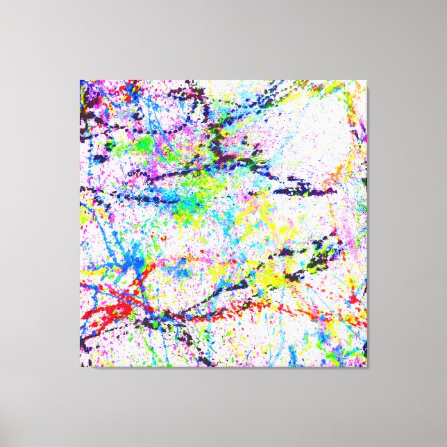 Lienzo Explosión de colores (Anverso)