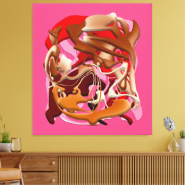 Lienzo Explosion of Frozen Flavors