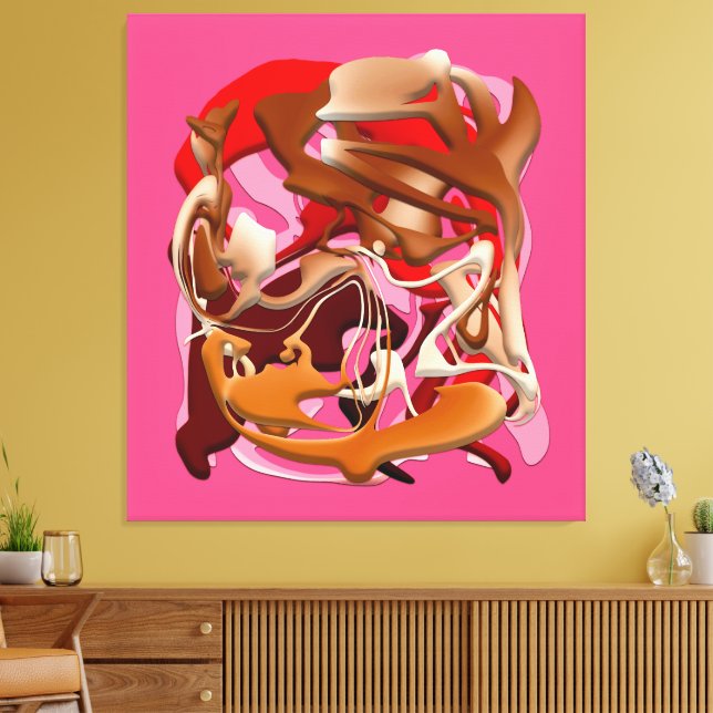 Lienzo Explosion of Frozen Flavors (Insitu (Sala de estar))