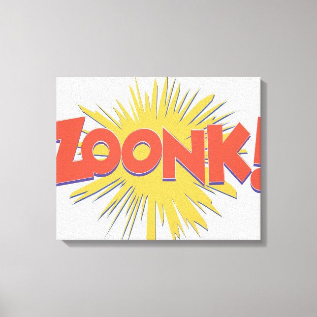Lienzo ¡Explosión Zoonk Bang! (Anverso)