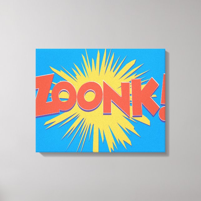 Lienzo ¡Explosión Zoonk Bang! (Anverso)