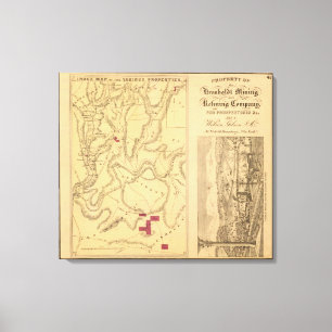 Lienzo Explotación minera y referencia Co de Humboldt