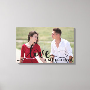 Lienzo Exposición de la foto de amor   Crear su propia fo