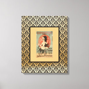 Lienzo Exposición del artista francés Willette