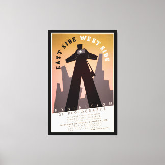 Lienzo Exposición WPA del lado oeste del lado este