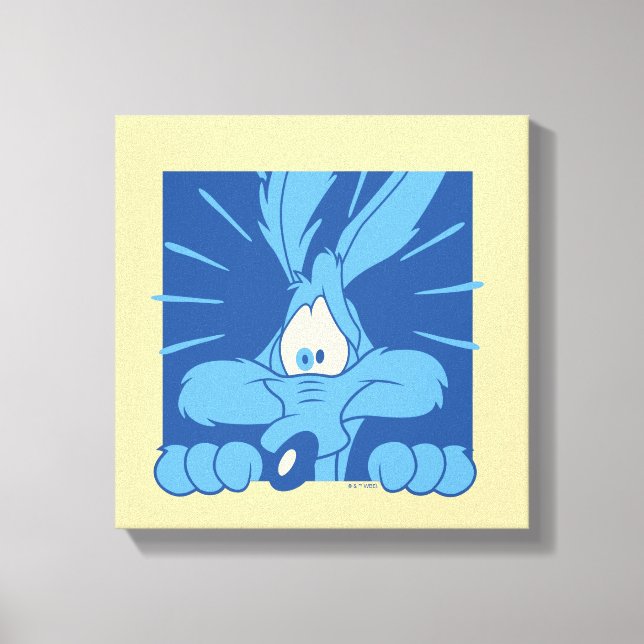 Lienzo Expresión de Shock de WILE E. COYOTE™ (Anverso)