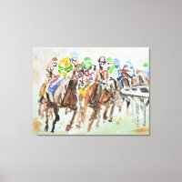 Expresionista de la curva de carreras de caballos